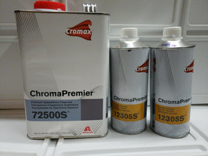 Cromax ChromaPremier Appearance Clearcoat 72500S with (2x) 12305s Activators.